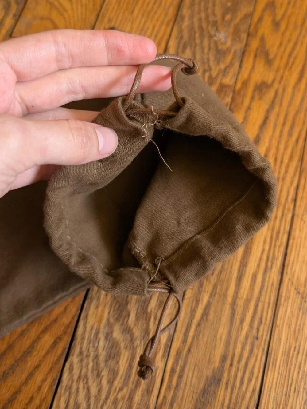 Gucci Brown Cotton Flannel Dust Bag for Storage or Travel
